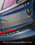 PORSCHE 718 GT4 / RS - DRY CARBON FIBER V-FRAME TAILGATE WITH HD LIGHTWEIGHT PC GLASS by SILVER ROCKET