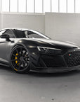 AUDI R8 4S FACELIFT PRE-PREG CARBON FIBRE FRONT BUMPER CANARDS BY TRE (2021-2024)