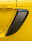 PORSCHE 718 GT4 / RS & 981 GT4 - DRY CARBON FIBER REAR SIDE AIR INTAKE COVER by SILVER ROCKET