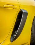 PORSCHE 718 GT4 / RS & 981 GT4 - DRY CARBON FIBER REAR SIDE AIR INTAKE COVER by SILVER ROCKET