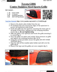 Toyota GR86 - Front Centre Grille by ZUNSPORT