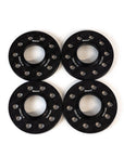 Four Bimecc MINI F-Series 5x112 wheel spacers with 66.6 mm centre bore