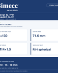 Bimecc Wheel Spacer + Stud Conversion Combo Kit - Audi Q7 4L / VW Touareg 7L-7P (5x130 / 71.6) — Bimecc branded fitment and specification guide
