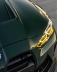 BMW 3er G20 / M3 G80 & 4er G22 / M4 G82 CSL Style Yellow DRL LED Module Set by MOTORSPORT+ (2021-2024)