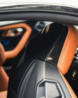 BMW 2 SERIES G42, M3 G80, M4 G82, M2 G87 PRE-PREG CARBON FIBRE SEAT BACK COVER BY TRE (2018+)