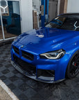 BMW G87 M2 TR87 Carbon Fibre Flat Front Splitter by TRE (2023+)