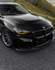 BMW G87 M2 TR87 Carbon Fibre Front Splitter with Winglets by TRE (2023+)