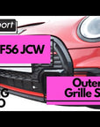 Mini F56 JCW - Outer Grille Set by ZUNSPORT