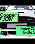 Mini Cooper F56 / F57 JCW (LCI 1) - Outer Grille Set by ZUNSPORT
