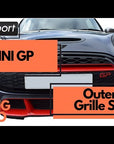 MINI GP - Front Grille Set by ZUNSPORT
