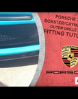 Porsche 718 Boxster / Cayman GTS 4.0 - Full Grille Set by ZUNSPORT (2020+)