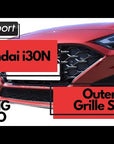 Hyundai i30N Facelift - Front Outer Grille Set by ZUNSPORT