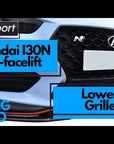 Hyundai i30N Pre-Facelift - Front Centre Grille by ZUNSPORT