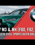 BMW M3 F80 / M4 F82 Front Grille Complete Set by ZUNSPORT