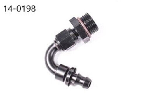 Radium 10AN ORB to 3/8" PushLok 120 Degree Hose End 2 Piece Adaptor  - Radium Engineering | Coore Australia