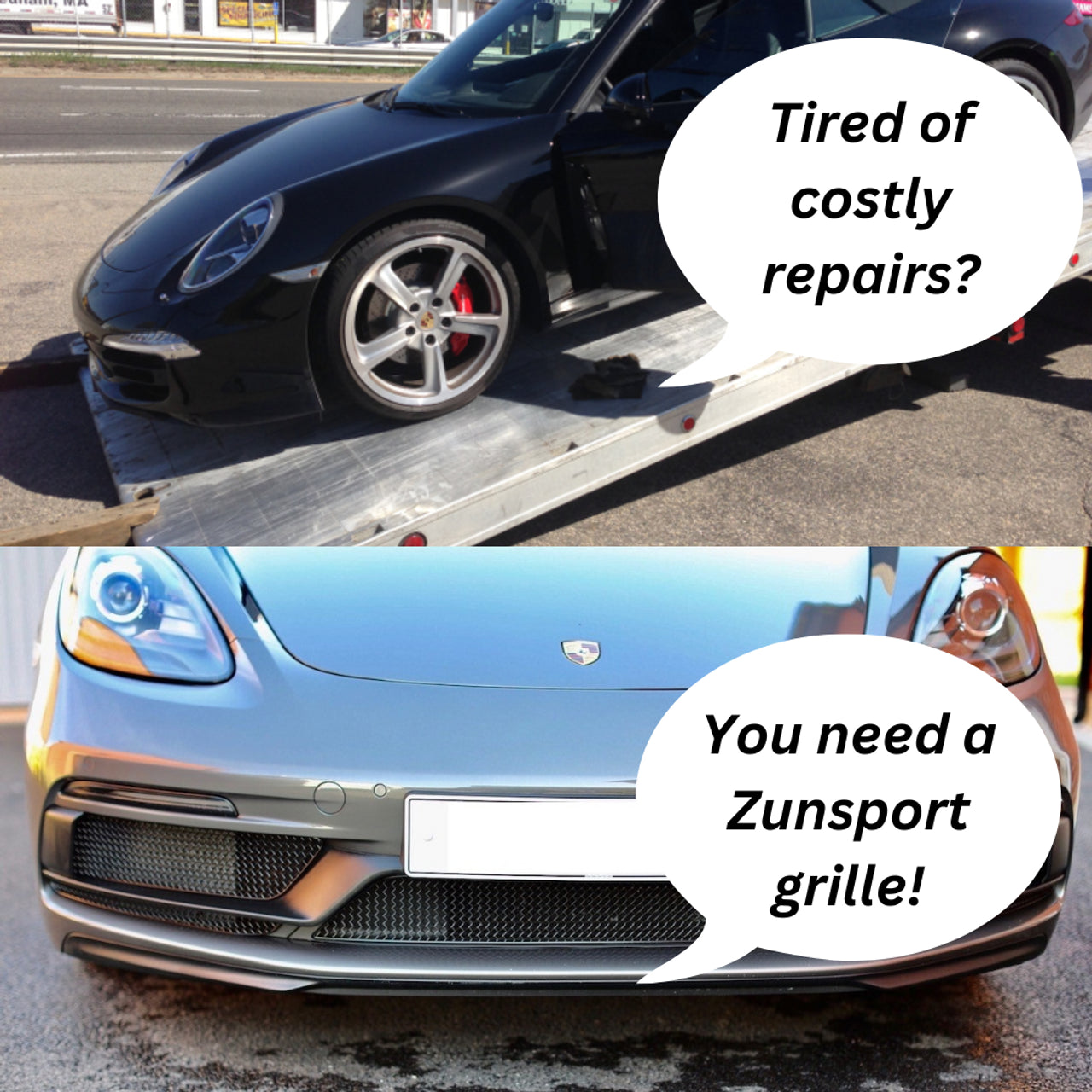 Porsche 718 Boxster / Cayman GTS 4.0 - Full Grille Set by ZUNSPORT (2020+)