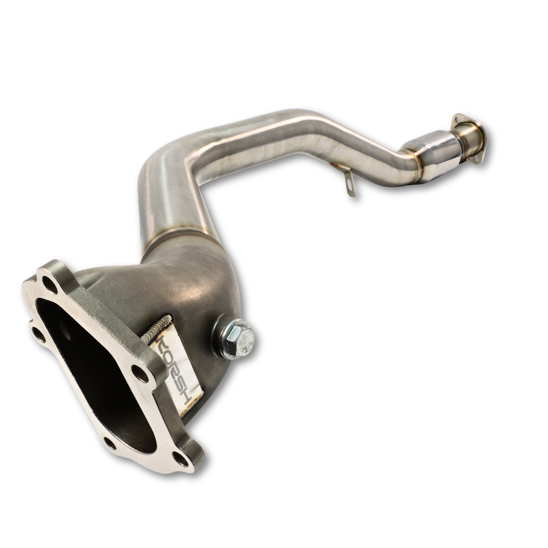 Korsh Subaru WRX STI 2008-2014 Hatch Turbo Back Exhaust - Stainless Steel with Titanium Tips