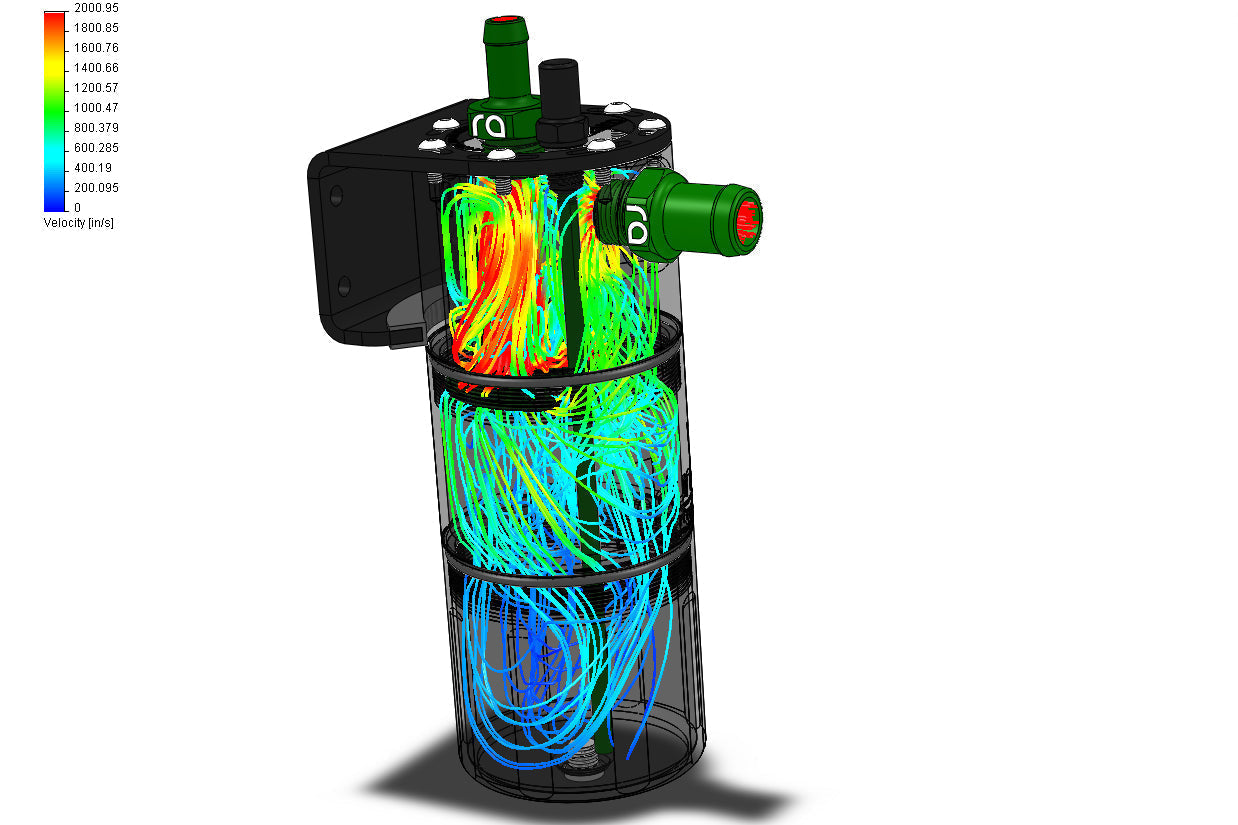 Radium Competition Catch Can Tall Version with Extension  - Radium Engineering | Coore Australia