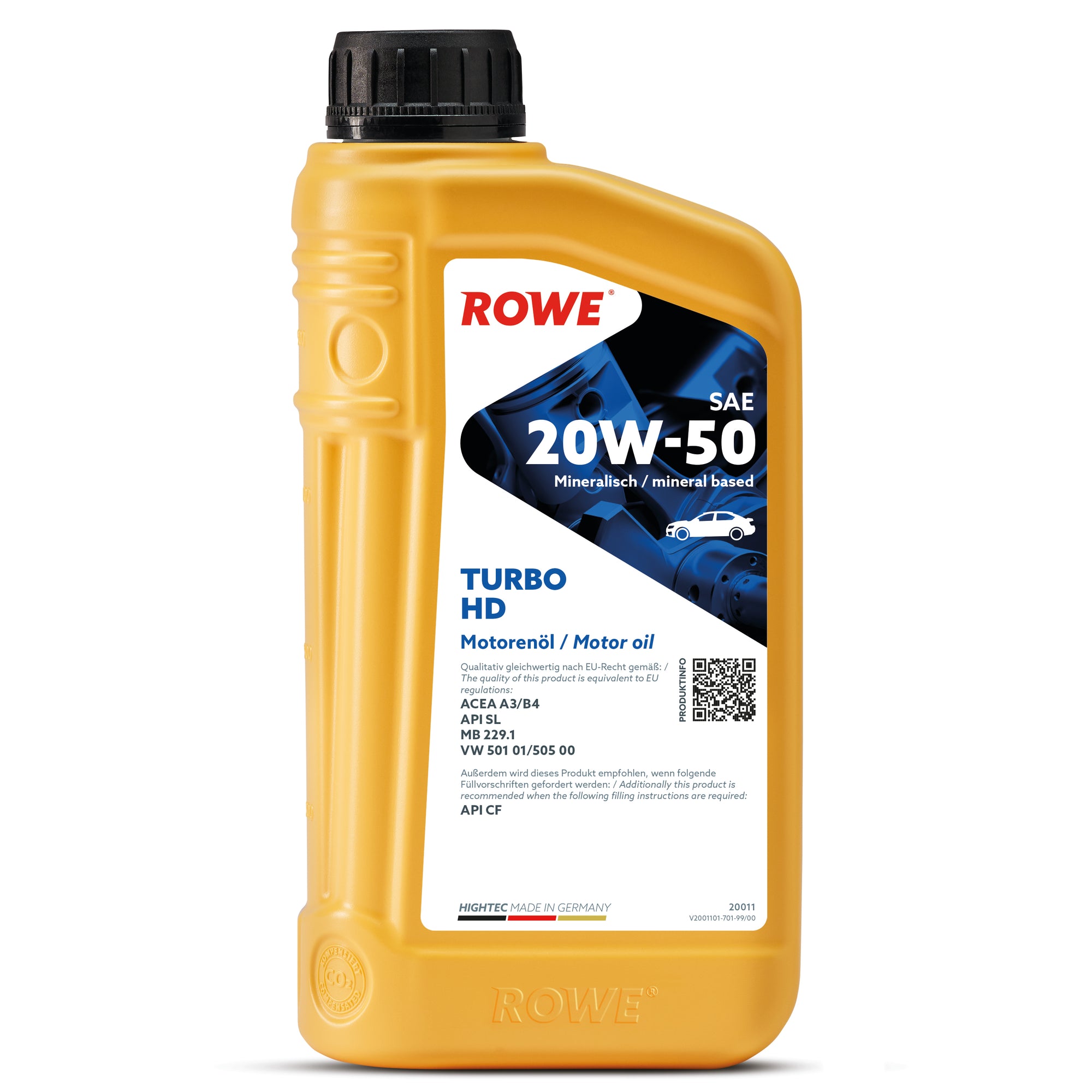 ROWE HIGHTEC TURBO HD SAE 20W-50