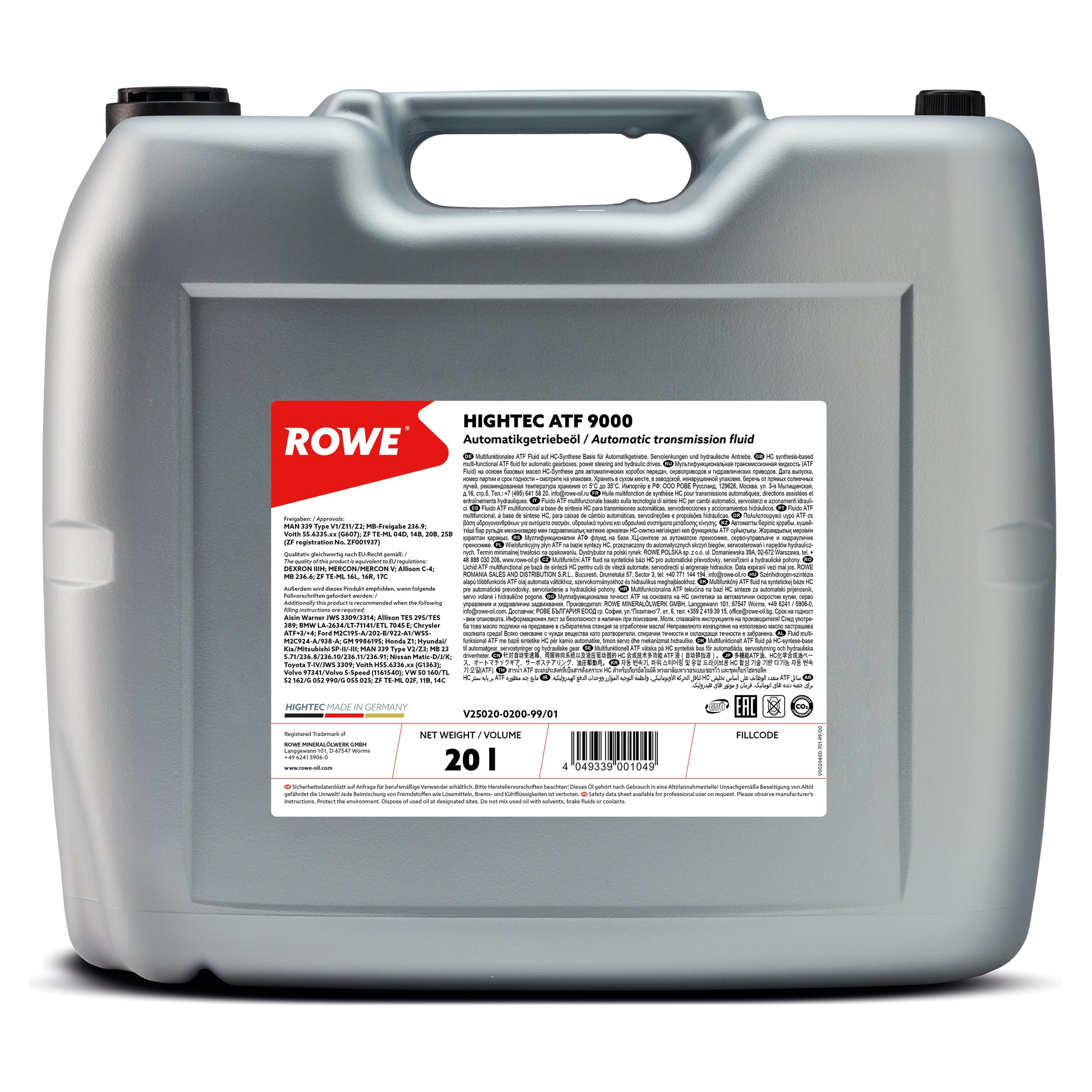 Rowe Hightec ATF 9000 Transmission Oil - 25020