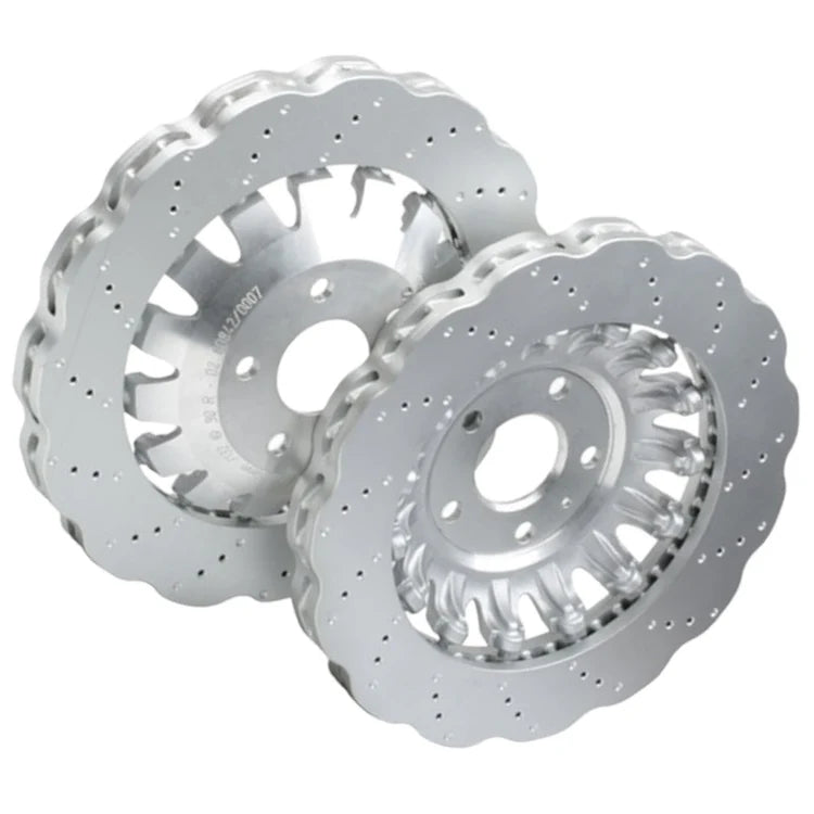SHW Front Brake Discs (370mm x 34mm) - Audi RS3 8V (Wave)