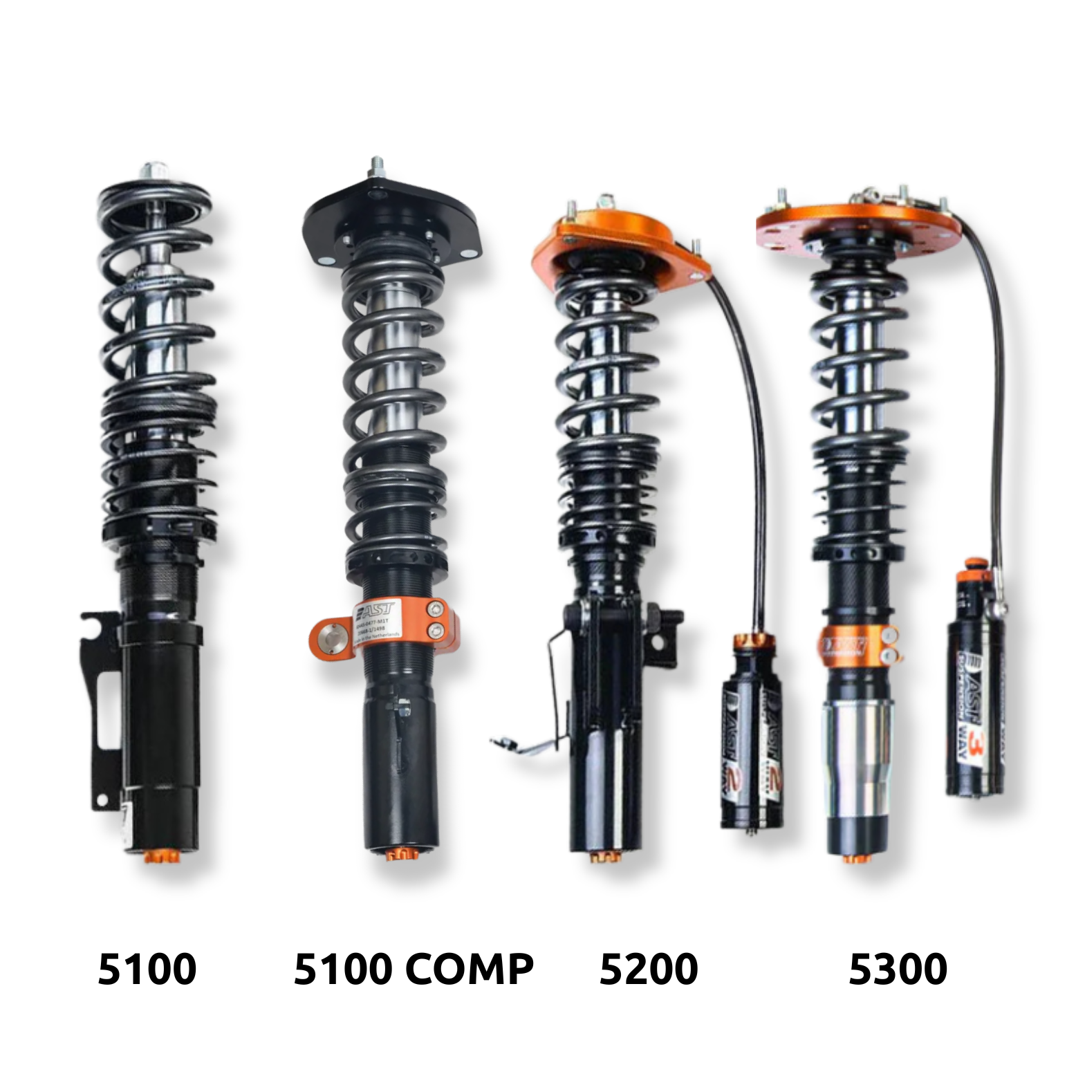 AST Suspension Coilovers - BMW M3 (G80, G81) / BMW M4 (G82, G83) - xDrive