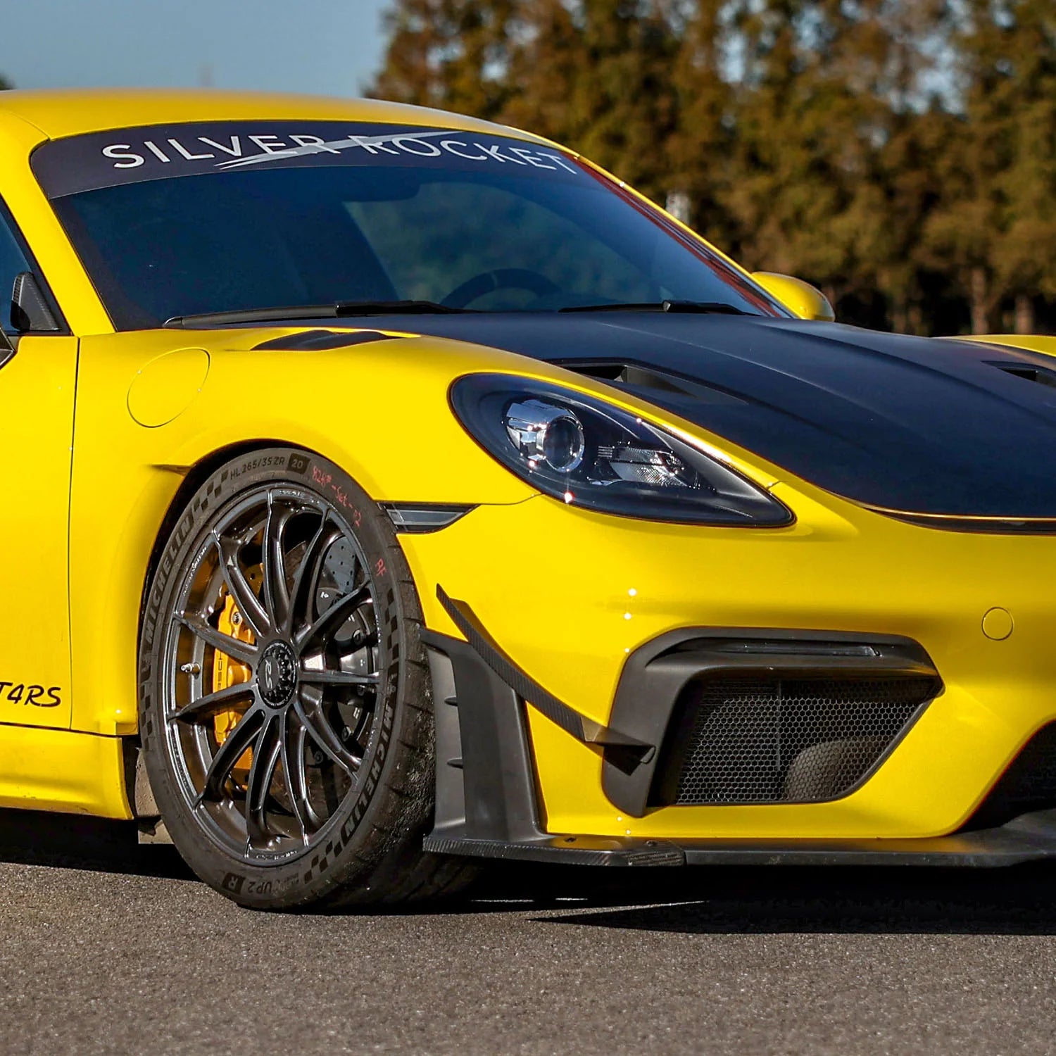 PORSCHE 718 GT4 / RS - DRY CARBON FIBER PRO DIVE PLANE by SILVER ROCKET