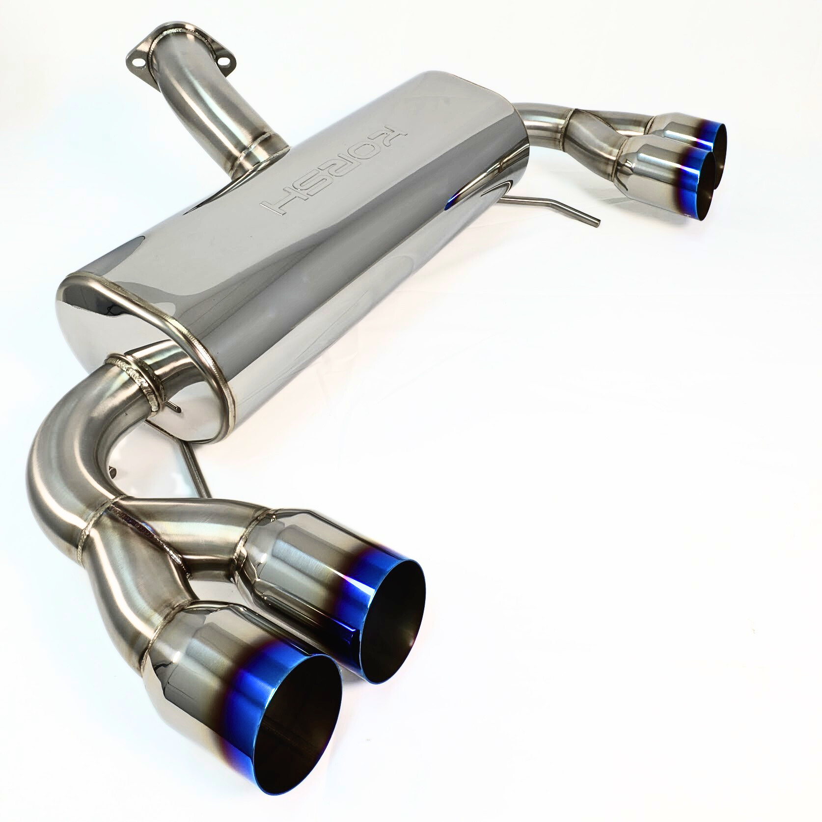 Korsh Subaru WRX STI 2008-2014 Hatch (Auto) Turbo Back Exhaust - Stainless Steel with Titanium Tips