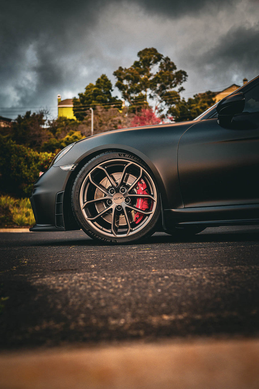 Paragon 2-piece Front Rotors (Pair) - 380mm x 34mm Porsche 981/718 Cayman GT4 / 991 Turbo &amp; Turbo S
