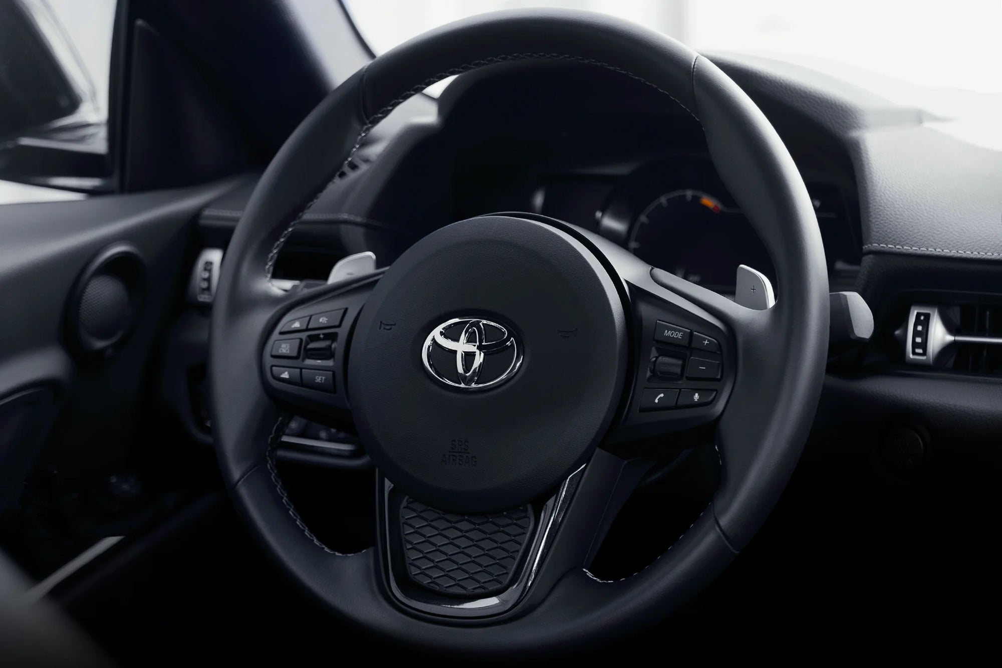 Toyota GR Supra (A90) BLACKLINE Performance Sport Steering Wheel Insert BY GOLDENWRENCH