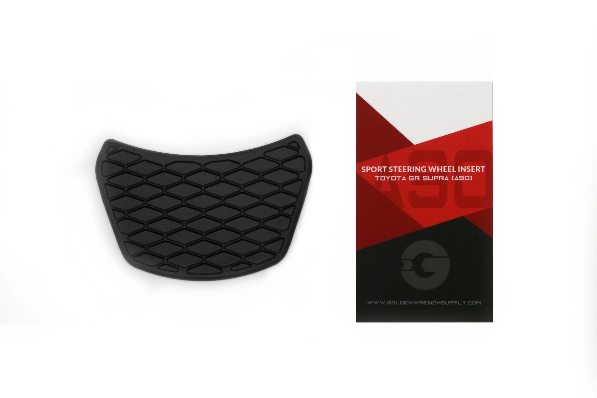 Toyota GR Supra (A90) BLACKLINE Performance Sport Steering Wheel Insert BY GOLDENWRENCH