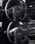 Toyota GR Supra (A90) BLACKLINE Performance Sport Steering Wheel Insert BY GOLDENWRENCH
