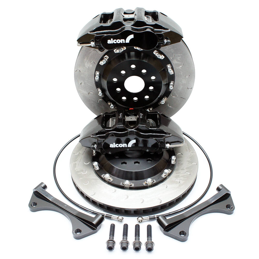 Alcon Front Bolt-On Big Brake Kit (Black) - CAR97 380x32mm - Nissan 200SX S14 S15 / Skyline R32 R33 Inc GT-R