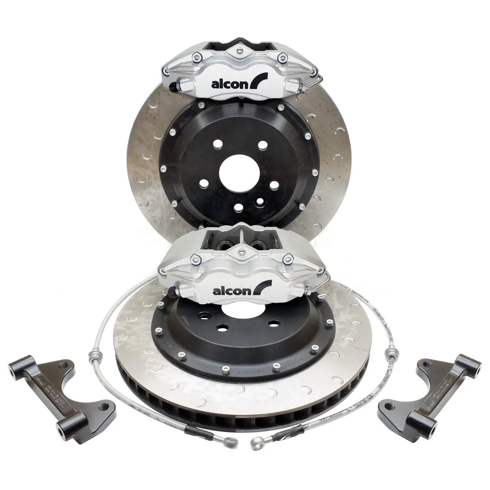 Alcon Rear Bolt-On Big Brake Kit (Silver) - CAR36 Street 343x28mm - Subaru BRZ 12-21 / Toyota 86 12-21