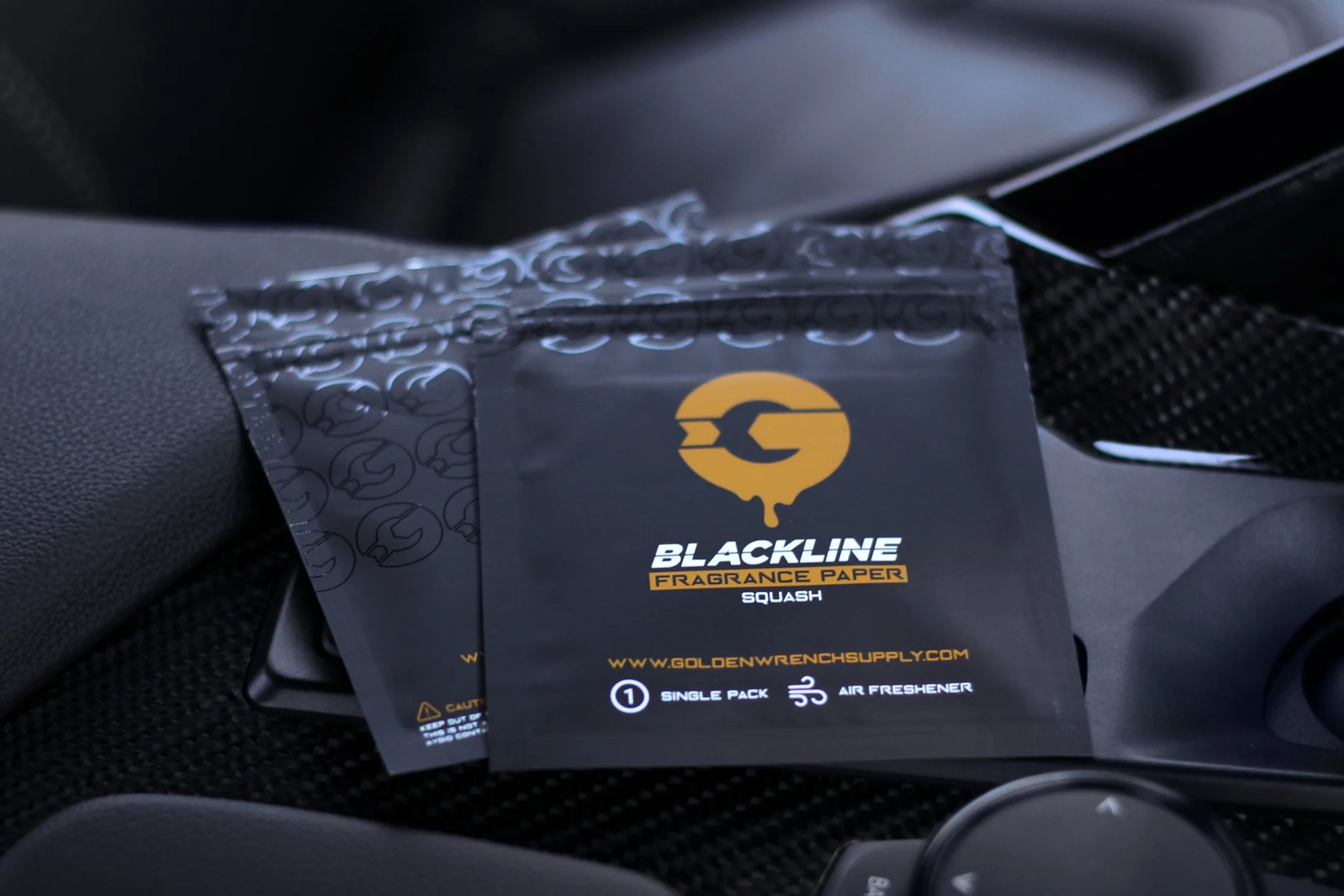 BLACKLINE Fragrance Paper Air Freshener (3 Pack) BY GOLDENWRENCH