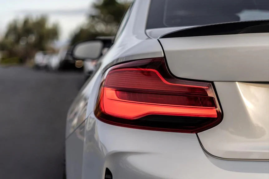 BMW 2 Series 2018-2020 (F22/F87 LCI) Taillight Overlay Kit by GOLDENWRENCH