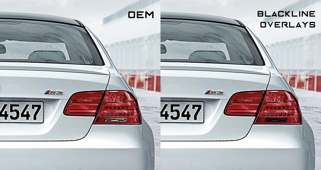 BMW 3 Series M3 2011-2013 (E92/E93 LCI) Taillight Overlay Kit by GOLDENWRENCH