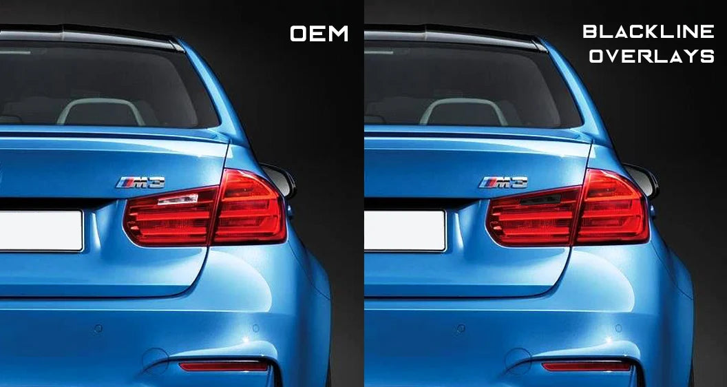 BMW 3 Series M3 2011-2015 (F30/F80 Pre-LCI) Taillight Overlay Kit by GOLDENWRENCH