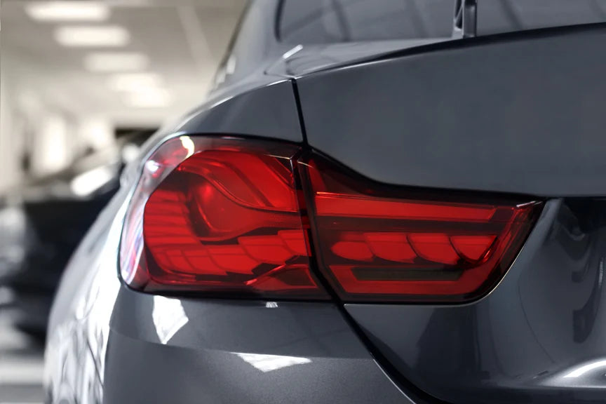 BMW M4 CS / GTS 2017+ (F82 OLED) Taillight Overlay Kit by GOLDENWRENCH