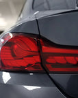 BMW M4 CS / GTS 2017+ (F82 OLED) Taillight Overlay Kit by GOLDENWRENCH
