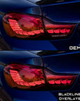 BMW M4 CS / GTS 2017+ (F82 OLED) Taillight Overlay Kit by GOLDENWRENCH