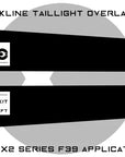 BMW X2 Series 2019+ (F39) Taillight Overlay Kit by GOLDENWRENCH