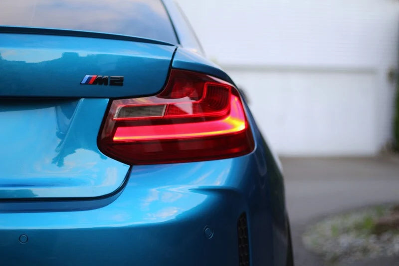 BMW 2 Series 2014-2017 (F22/F87 Pre-LCI) Taillight Overlay Kit by GOLDENWRENCH