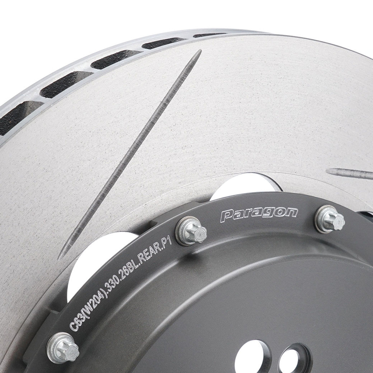 Paragon 2-piece Rear Rotors (Pair) - 330mm x 26mm-Mercedes-Benz C63 AMG (W204)