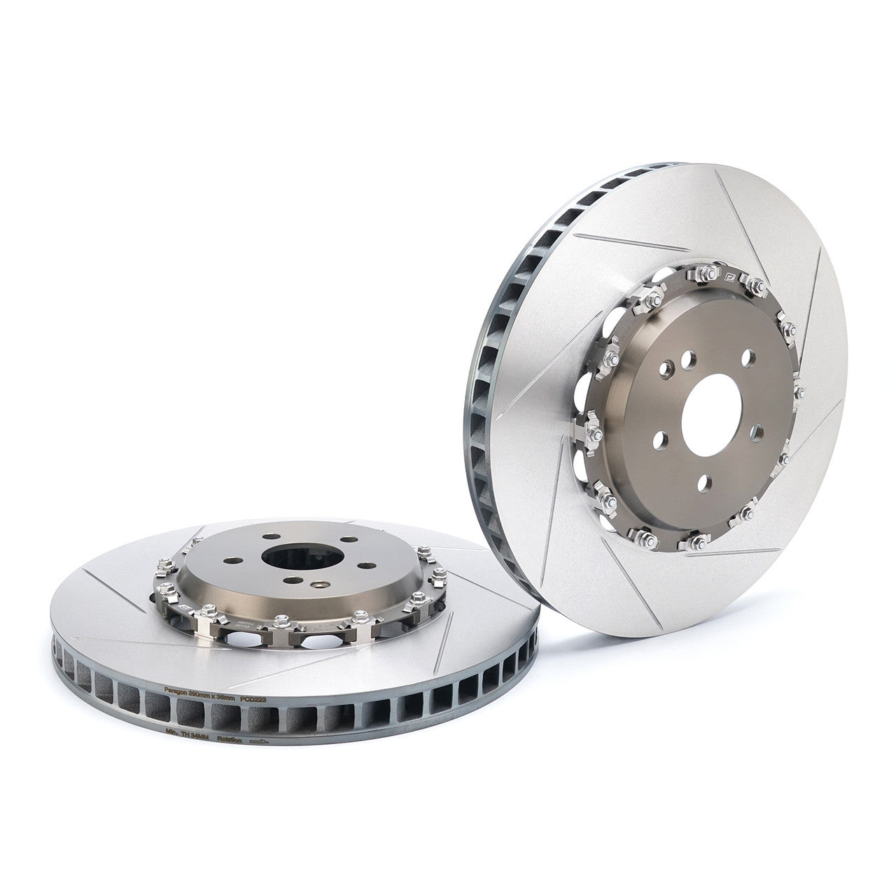 Paragon 2-piece Front Rotors (Pair) - 390mm x 36mm - Mercedes-AMG C63 S AMG (W205) / AMG GT/GT S (C190)