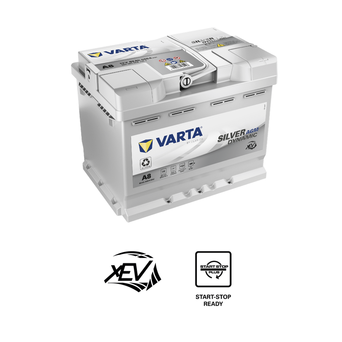 VARTA A8 AGM BATTERY - 60AH/680CCA