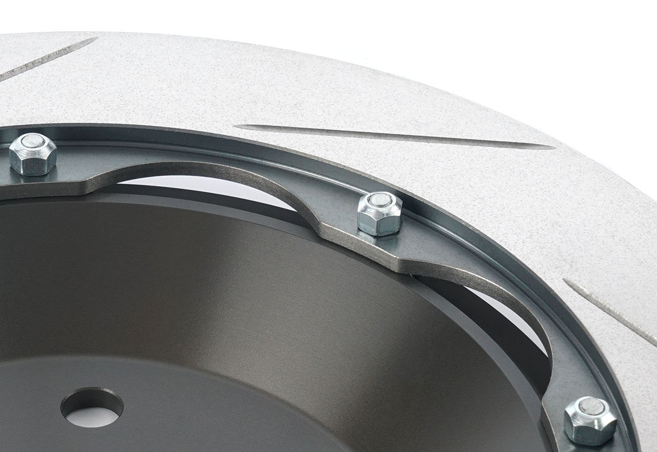 Paragon 2-piece Rear Rotors (Pair) - 350mm x 11mm - Honda Civic Type R FK8 / FL5 - Larger Rotor