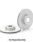 Paragon 1 Piece Rear Brake Rotors - Mitsubishi Evo X (Brembo)