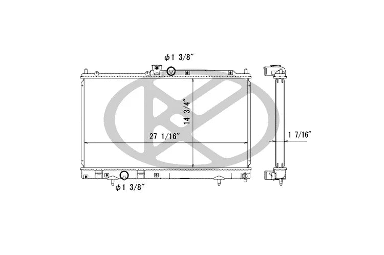 Koyorad Performance Radiator - Mitsubishi Lancer Evolution VIII / IX CT9A