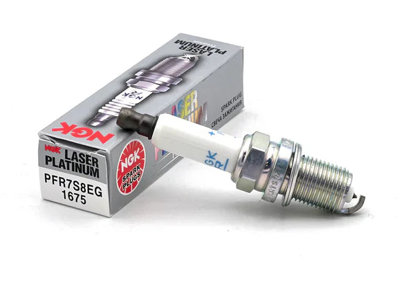 NGK Spark Plugs PFR7S8EG Laser Platinum  - VW Golf MK7/7.5 GTI/R &amp; Audi 8V A3/S3 &amp; TT/TTS - EA888.3 (Factory Replacements)